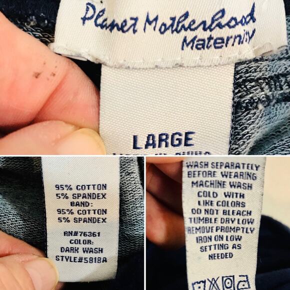 Planet Motherhood Maternity Medium Blue Denim Skinny Jeans Size L - Picture 3 of 4
